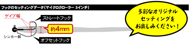 【ワーム】 バークレイ パワーベイト マイクロクローラー 3インチ JBR ジュンバグレッド