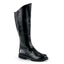 PLEASER【取り寄せ】プリーザー・ヴィランニーブーツ/品番:GOTHAM-100/GOTH100/3cmソール/フラットソール/大きいサイズ/イベント/仮装...