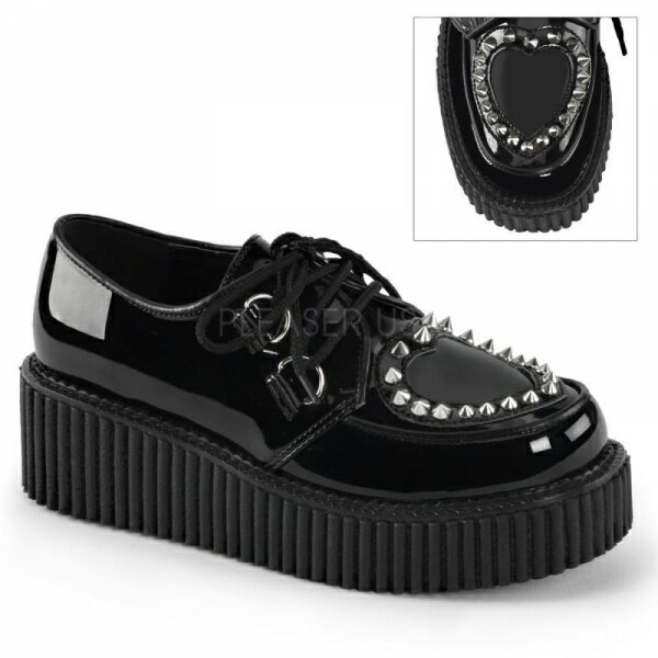 DEMONIA¨Ǽۥǥ˥롼ϡȥåȥåС/֡CREEPER-108/CRE108/5cmҡ/å//ե/ɷ/եƥå/췤/쥷塼//ǥ/ѥ/å/US6/23cm/23.5cm/24cm/ʥ֥å/