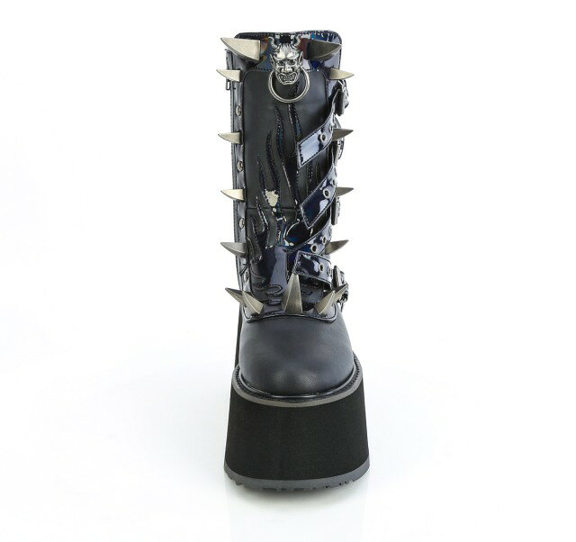 DEMONIA【取り寄せ】デモニア・ベルトデザイン厚底ブーツ/品番:DAMNED-156/DAM156/...