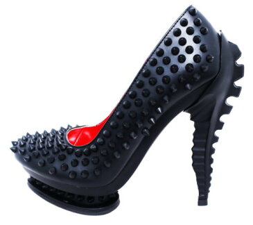 Hades footwear・ヘイディーズ【即納】厚底パンプス・マラ/品番:MARA/12cmヒール/衣装/ドレス/キャバ嬢/スチームパンク/ハイブランド/イベント/二次会/レディース/ハイヒール/デザインヒール/ビーガンレザーブラック/合皮黒