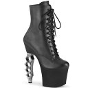 PLEASER【取り寄せ】プリーザー・ナックルヒール厚底ショートブーツ/品番:IRONGRIP-1020/IRGP1020/17cmヒール/18cmヒール/ポー...