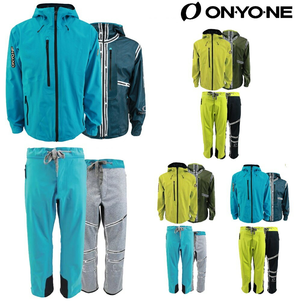 [18oy-1] 18-19 オンヨネ ONYONE メンズ スキーウエア上下セット GAME WRAP JACKET GAME PANTS ONJ91040-ONJ91050 中綿なし 