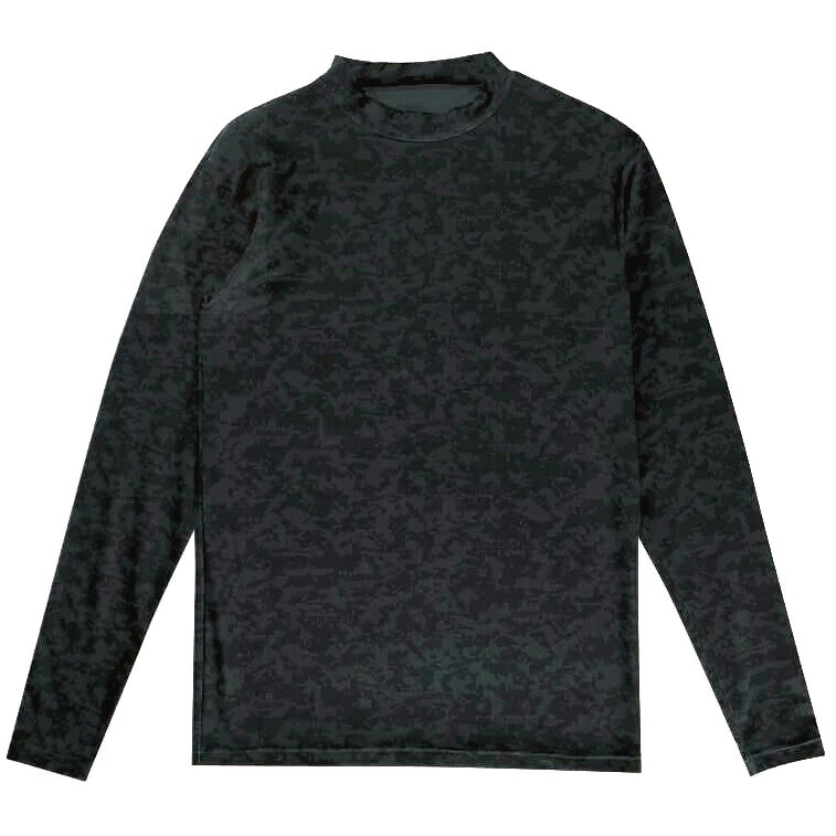 SportsShopファーストステーションの≪アスリートの下着≫スパッツィオ(Spazio)吸水速乾「裏起毛デジカモ長袖インナーシャツ」GE0504｜アングル2