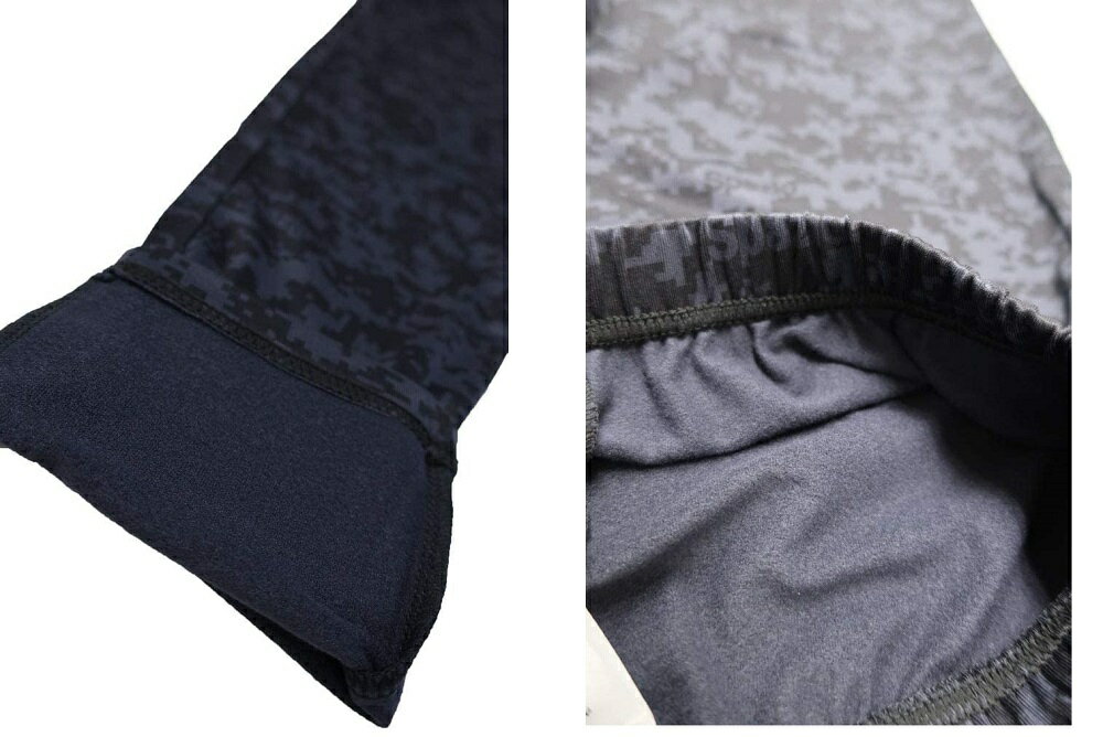 ≪アスリートの下着タイツ≫スパッツィオ(Spazio)吸水速乾「裏起毛デジカモインナーパンツ&タイツ」GE0507