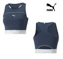 ≪ラスト1枚!! Lサイズ≫ PUMA プーマ レディース ノースリーブ・タンクトップ 「RUN AOP クロップ タンクトップW」521247(4)