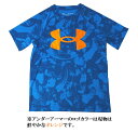 【30%off】アンダーアーマー(UNDER ARMOUR)ジュニア用 Tシャツ 半袖「31テックビッグロゴプリントTシャツ」ブルー1363278