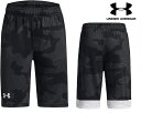【30%off】アンダーアーマー(UNDER ARMOUR)ジュニア用ハーフパンツ「41UAベロシティージャガードショーツ 」ブラック1373502