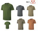 ≪一着からメーカーより直送≫ウンドウ男女「アースカラーTシャツ」 P911