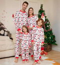 親子ペアルックパジャマ クリスマス衣装ルームウェア セットアップ親子お揃い ペアパジャマ レッド メンズ レディース 上下セット家族部屋着 赤ちゃん ベビー 男...