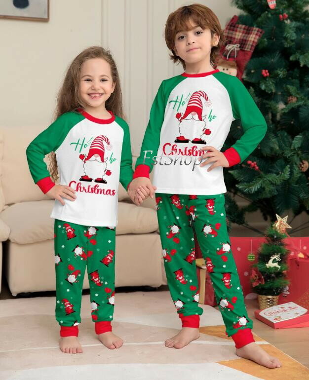 クリスマス衣装 パジャマ親子ペアルック ルームウェア セットアップ ペアパジャマ 親子お揃い 秋冬 メンズ レディース 上下セット家族部屋着 赤ちゃん ベビー 男の子 女の子 子供 キッズ カップル 緑 長袖 サンタ柄 クリスマスプレゼント サンタクロス柄Christmasママ パパ