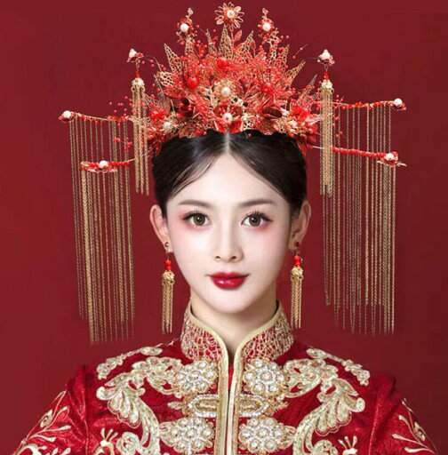 王冠 中華 ウエディング 髪飾りセット 中国風 古代結婚式 花嫁用 ヘアアクセサリー 漢服用 中国時代劇 皇后 貴妃 お姫様 変身 仮装 コスチューム 豪華 宝冠 皇冠 鳳冠 クラウン 鳳凰 かんざし 華流 京劇 舞台劇 花魁 道具 ハロウィン コスプレグッズ 合金 王冠 中華 ウエディング 髪飾りセット 中国風 古代結婚式 花嫁用 ヘアアクセサリー 漢服用 中国時代劇 皇后 貴妃 お姫様 変身 仮装 コスチューム 豪華 宝冠 皇冠 鳳冠 クラウン 鳳凰 かんざし 華流 京劇 舞台劇 花魁 道具 ハロウィン コスプレグッズ 合金