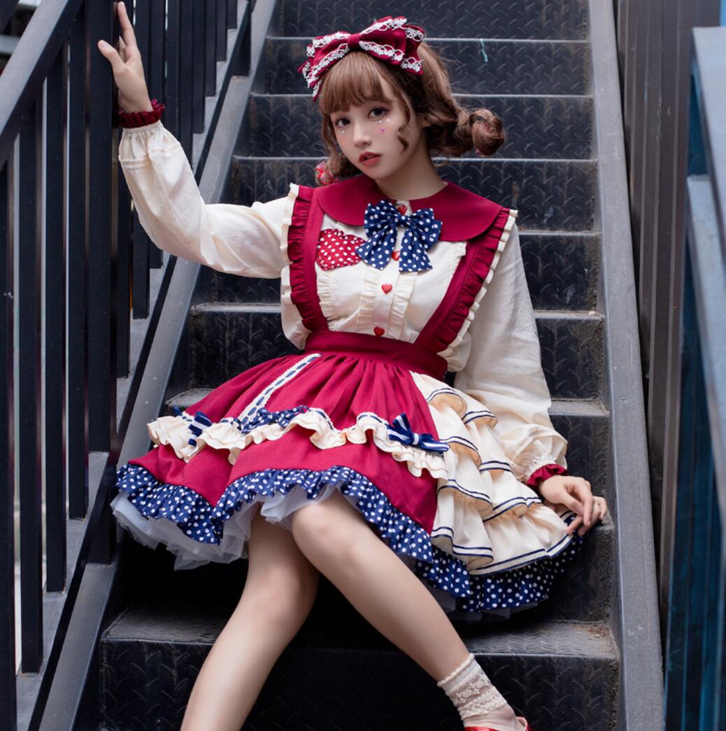 レディースゴスロリロリータ服JSK...