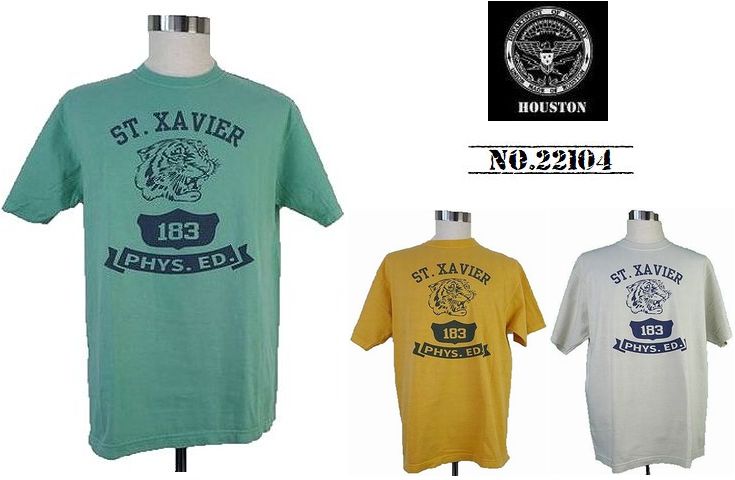 Tシャツ 半袖 ピグメント プリント ヘビーウェイト 「XAVIER」 NO.22104