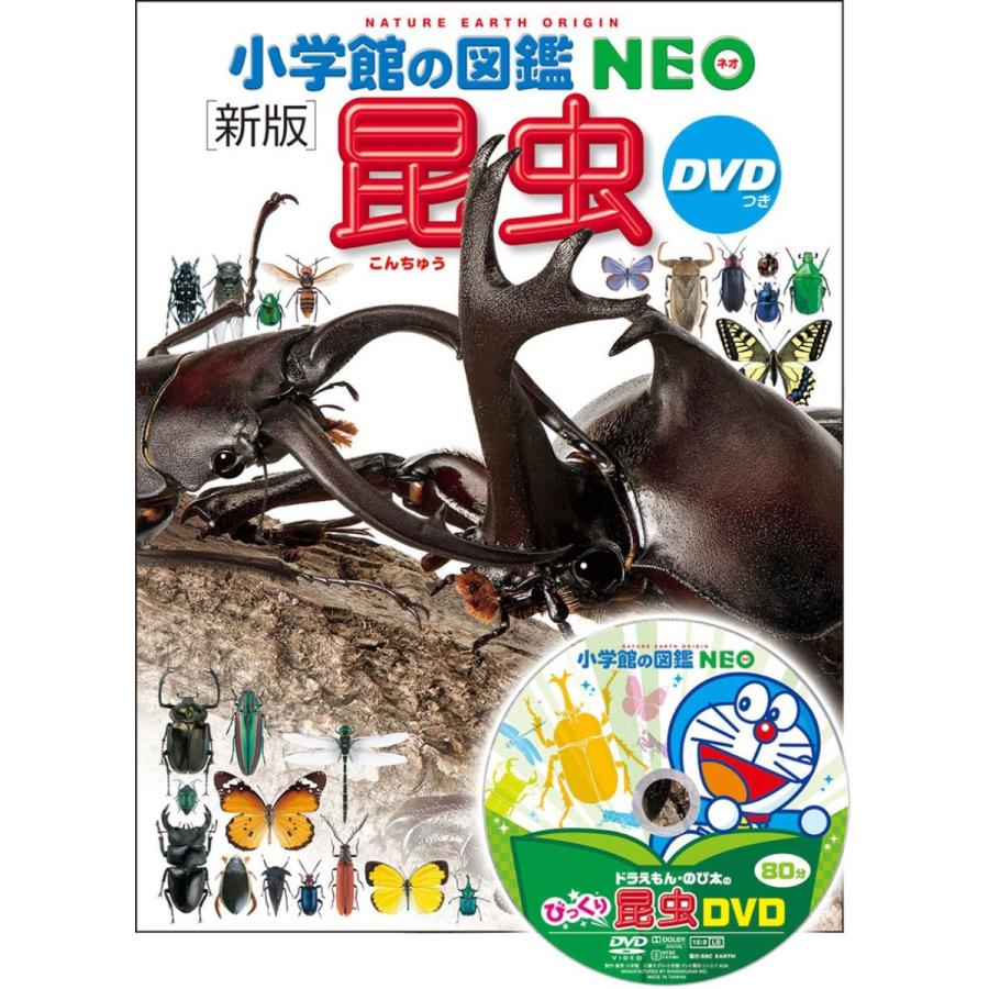 『小学館の図鑑NEO〔新版〕　昆虫　DVDつき』指導・執筆／小池啓一 、小野展嗣　他 蔦屋家電 ギフト 誕生日 プレゼントのサムネイル