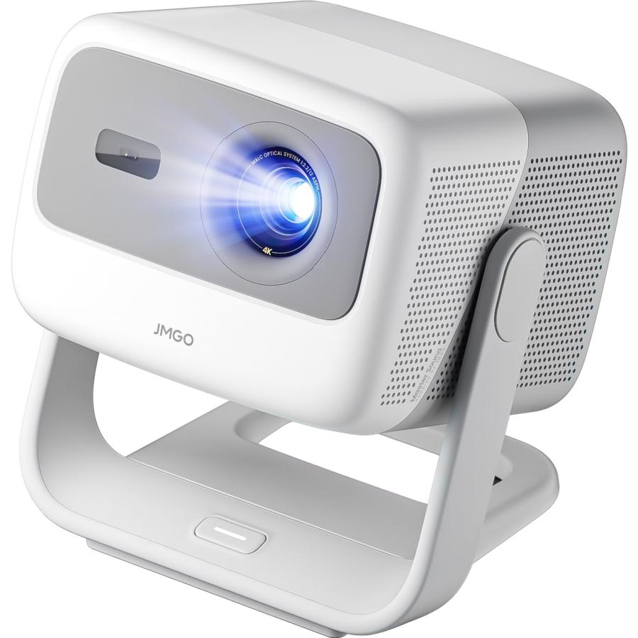 プロジェクター 家庭用 小型 270°回転・Android TV搭載 16000LM 1080P Wi-Fi6 4K対応 ホームプロジェクター 自動台形補正 Bluetooth5.0 HiFiスピーカー内蔵 プロジェクター 天井投影 50％ズーム機能 短距離投影 一人暮らし ホームシアター HY300Pro