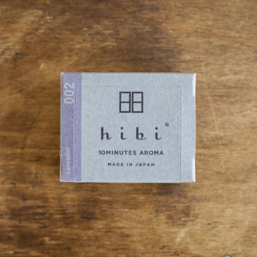 hibi　ラベンダーラージボックス　30本入り　専用マット付 蔦屋書店