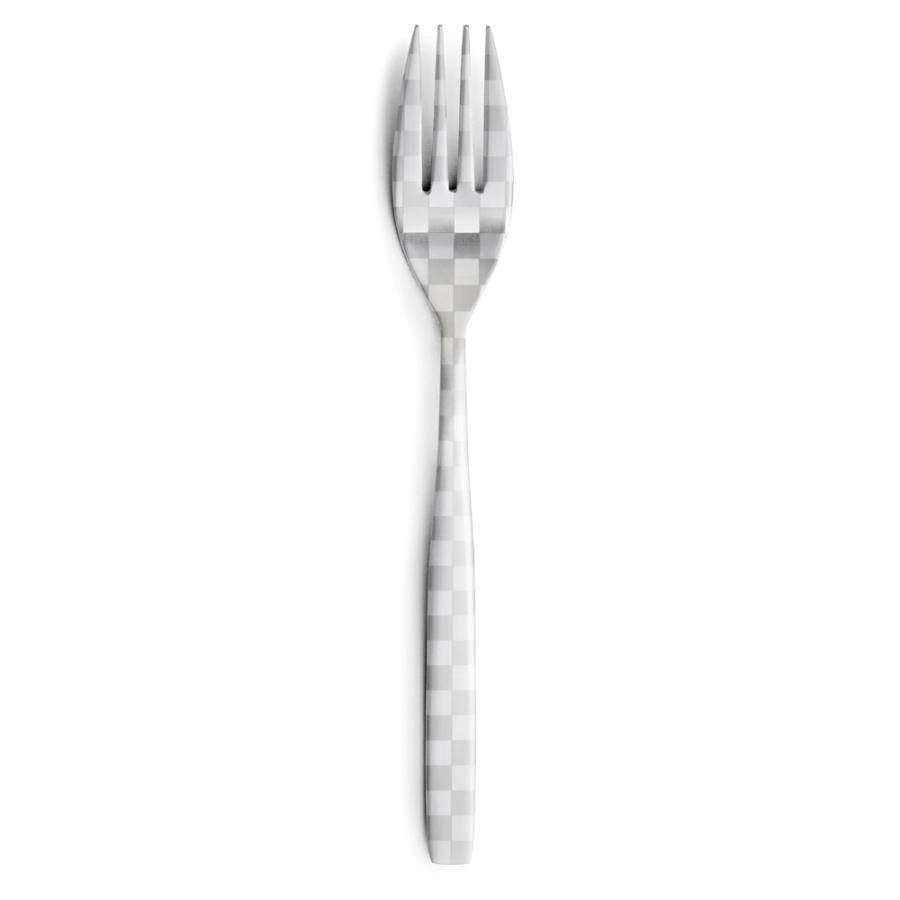 100percent DRESS（ドレス）模様の入ったカトラリーFork（Ichimatsu） 日本製 カトラリー ギフト 蔦屋書店 蔦屋家電