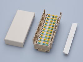 端子板 10回線用 クランプ結線方式【N10L】HMJ/八光電機製作所