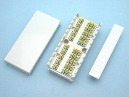 端子板 10回線用 小型端子板 クランプ結線方式【N10-3S】HMJ/八光電機製作所