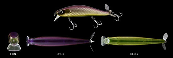 デプス(deps) スパイラルミノー(Spiralminnow) #21ビジブルブラック 【釣具 釣り具】