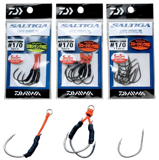 ダイワ(Daiwa)　ソルティガ ライトアシストフックSS(リアショートツイン)　#1/0　　【釣具　釣り具】のサムネイル