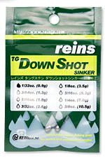 レイン　タングステン　ダウンショットシンカー(TG DOWN SHOT SINKER)　1/8oz　【釣具　釣り具】