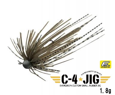 エバーグリーン C-4ジグ 1.8g #208 ブルーギル 1.8g 【釣具 釣り具】