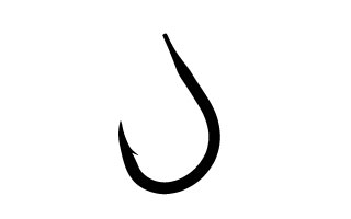 がまかつ　石鯛(穴)　黒　18