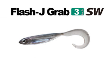 フィッシュアロー　フラッシュJ グラブ 3インチ SW #124 レッド/シルバー　#124 レッド/シルバー　3インチ　【釣具　釣り具】