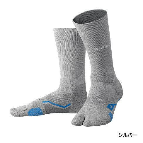 シマノ(Shimano)　WT・コンフォート3D レギュラーソックス(先割)　ブラック　フリー（25〜27cm）　【釣具　釣り具】