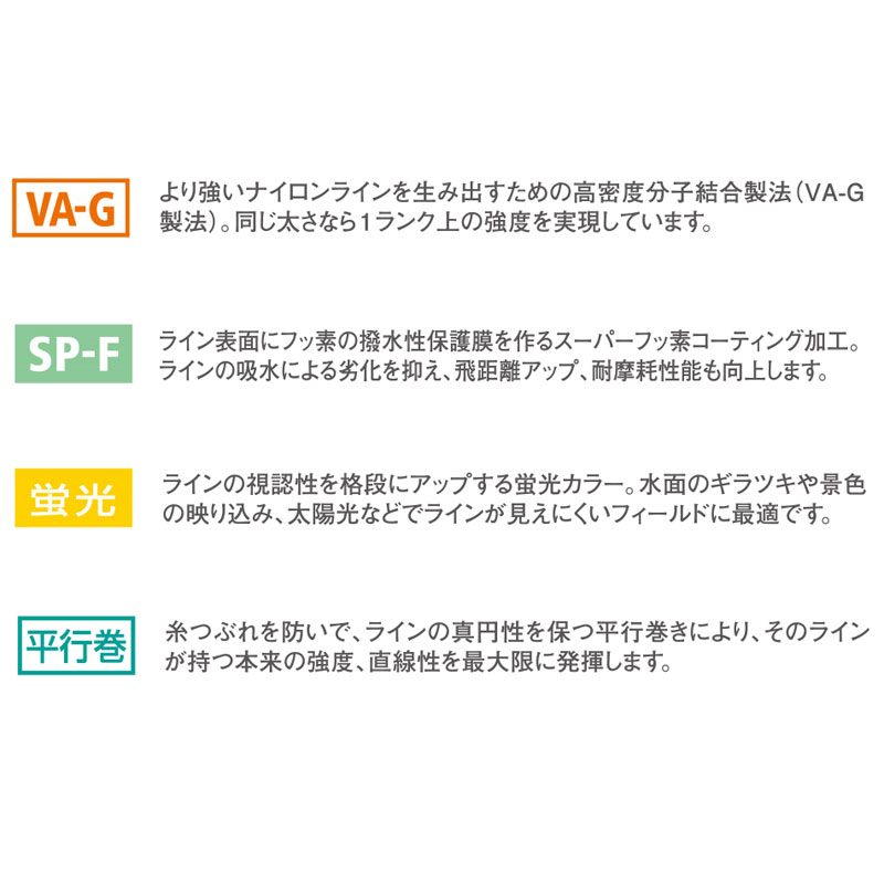 バリバス　バリバス バーマックス磯 ストロング VA-G 150m 2.5号 2