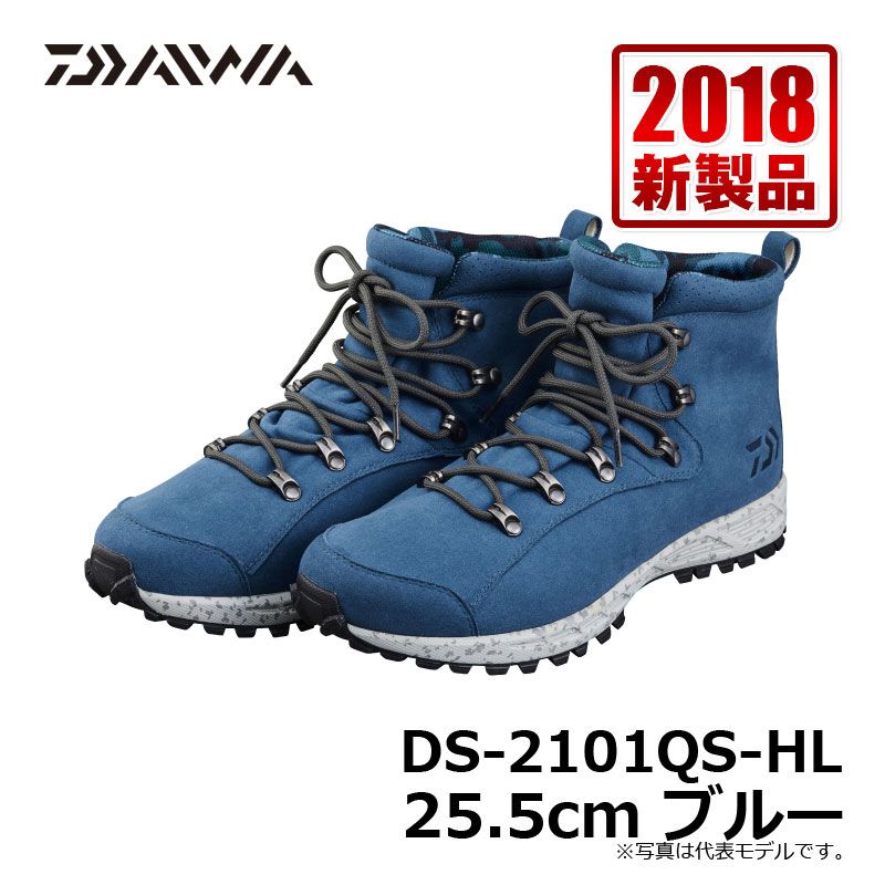 ダイワ(Daiwa)　DS-2101QS-HL DAIWAルーズフィットシューズ (堤防用)　ブルー　25.5cm /スパイク シューズ　　【釣具　釣り具】のサムネイル