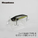 メガバス IXI SHAD (アイバイアイシャッド) TYPE-R セクシー大藪シャッド2 【釣具 釣り具】