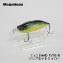 メガバス IXI SHAD (アイバイアイシャッド) TYPE-R クリアホットタイガー 【釣具 釣り具】(4)