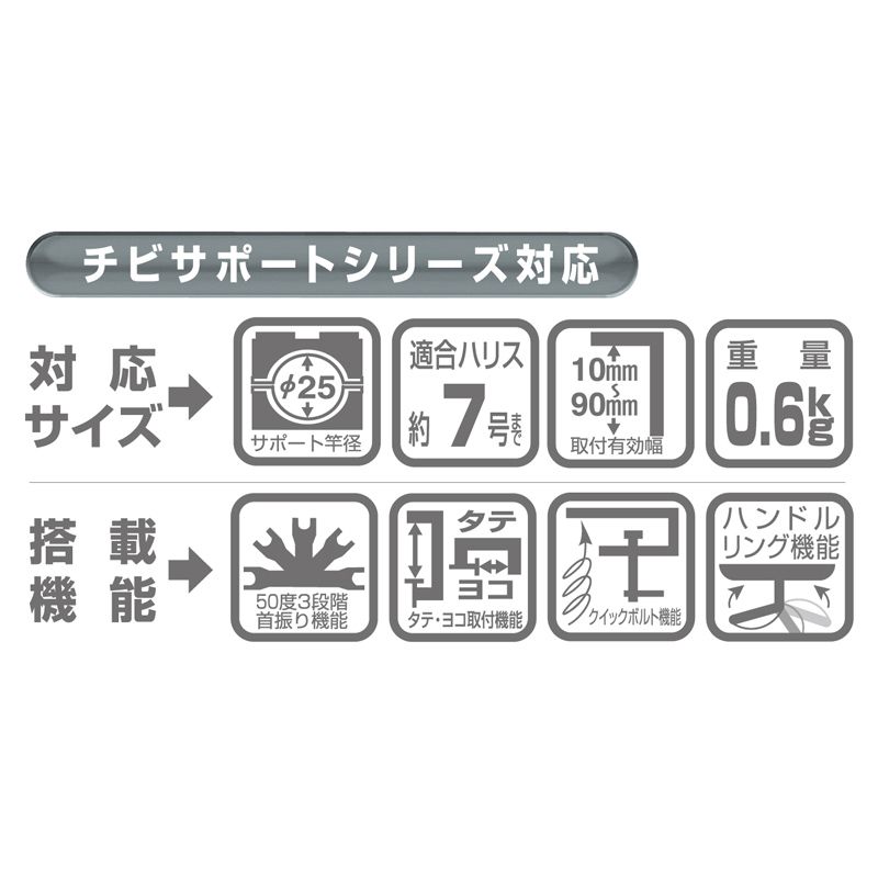 第一精工　チビラーク / 竿受け 第一精工 ラーク 船　【釣具　釣り具】 fto-r-10078004 釣具のFTO サンプル画像3