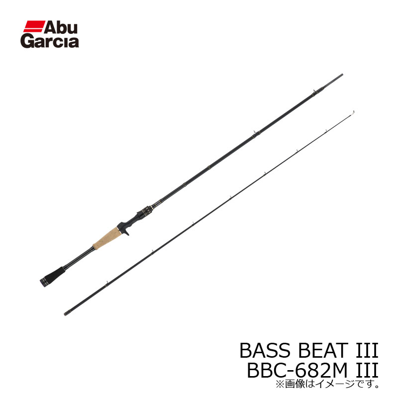 アブ バスビート3 Bass Beat III BBC-682M III /バスロッド ベイトロッド バス釣り ルアー 竿 2ピース