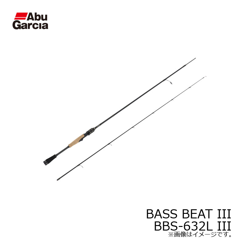 アブ バスビート3 Bass Beat III BBS-632L III /バスロッド スピニングロッド バス釣り ルアー 竿 2ピース