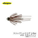 デプス スリップヘッドジグ 1/8oz #01 スカッパノン