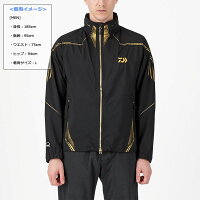 ダイワDJ-11009TトーナメントゴアウィンドストッパープロダクトジャケットブラックL