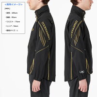 ダイワDJ-11009TトーナメントゴアウィンドストッパープロダクトジャケットブラックL