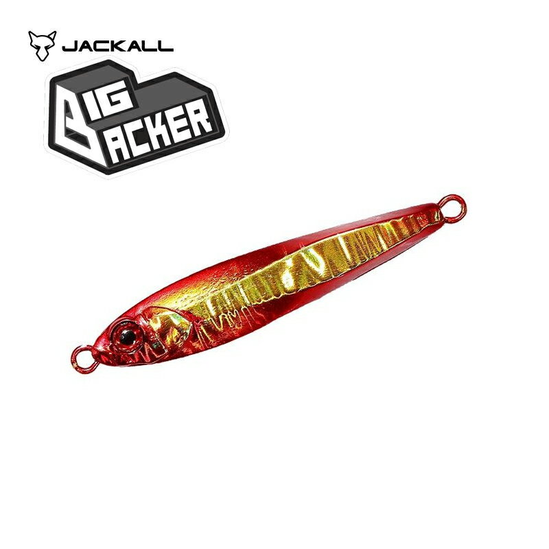 ジャッカル(Jackall)　ビッグバッカー JIG 15g アカキン/マグマウェーブホロ　