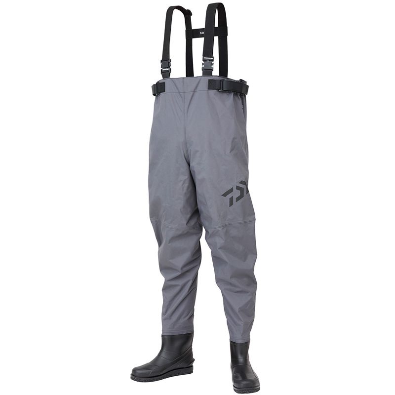 ダイワ(Daiwa)　PW-3206R ダイワパワーウェーダー グレー 3L / 胴付長靴 高耐久性 ウエストハイ　【釣具　釣り具】