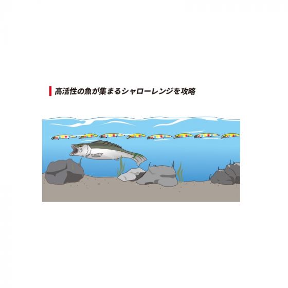 ハードコア® シャローランナー(F) 17g ハードコア® シャローランナー(F) 17g ピンクイワシ (3)