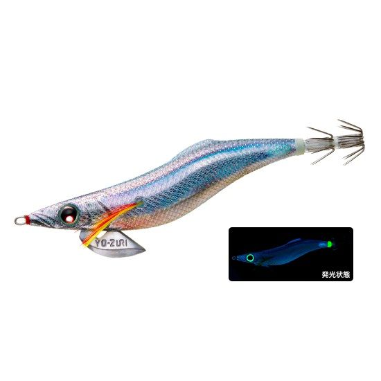 デュエル　アオリーQ フィンエース 2.5号 ブルー夜光リアルキビナゴ / エギング エギ ヨーヅリ　【釣具　釣り具　お買い物マラソン期間中　全品ポイント10倍】