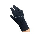 メジャークラフト チタンコートグローブ 指カット無し ブラック XL / 防寒グローブ 指出し 【釣具 釣り具】