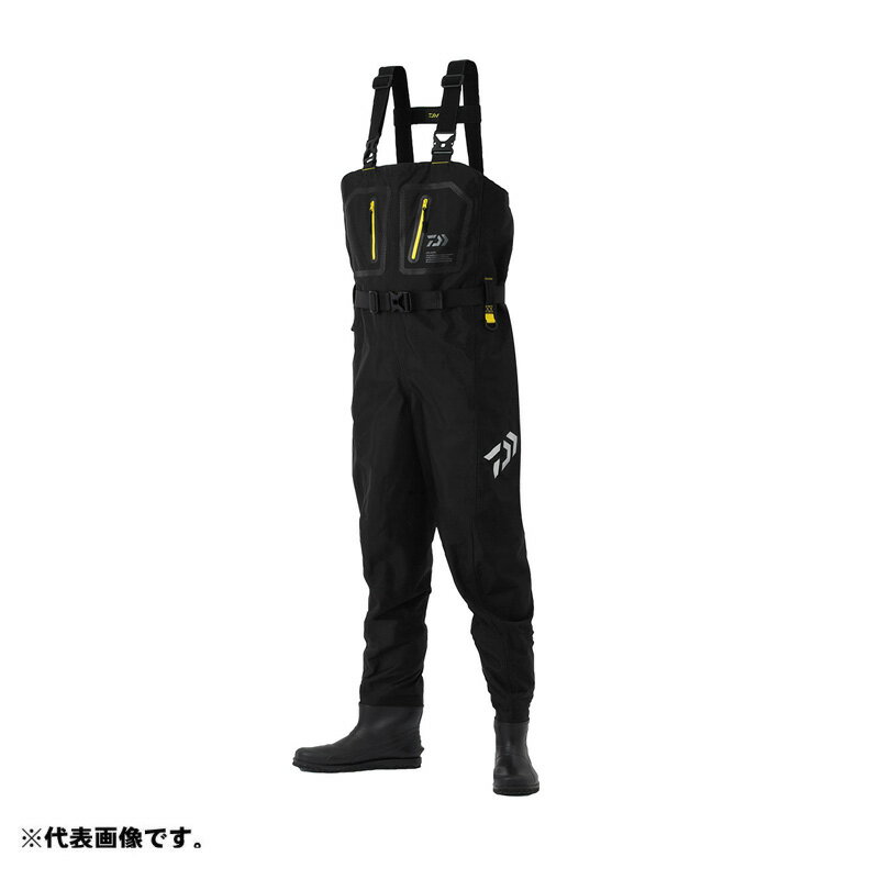 ダイワ(Daiwa)　SW-4502R-T タイトフィットソルトウェーダー ブラック L / チェストハイ フェルトスパイク 胴付長靴　【釣具　釣り具】