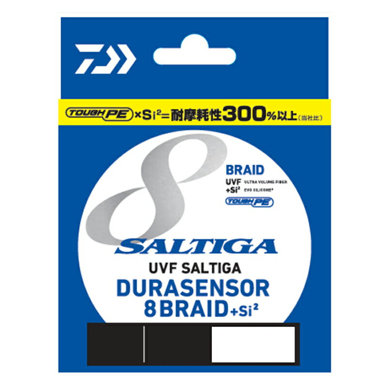 ダイワ(Daiwa)　UVF ソルティガデュラセンサー8＋Si2 400m 8号 / ソルト メインライン タフPE　【釣具　釣り具】
