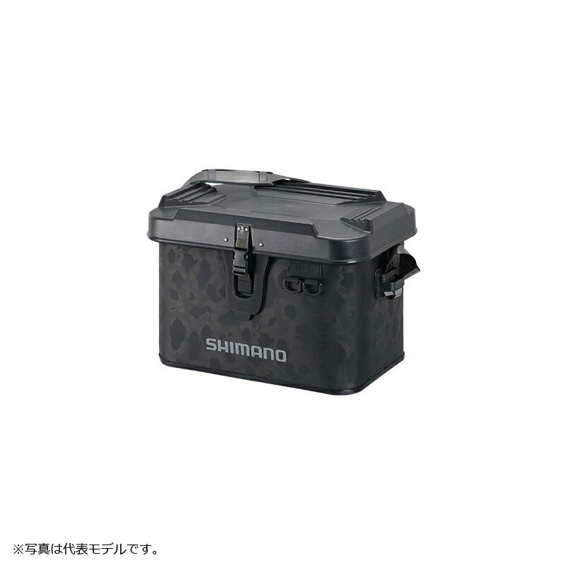 シマノ(Shimano)　BK-001T タックルボートバッグ(ハードタイプ) 27L ブラックダックカモ / ケース タックルボックス　【釣具　釣り具】