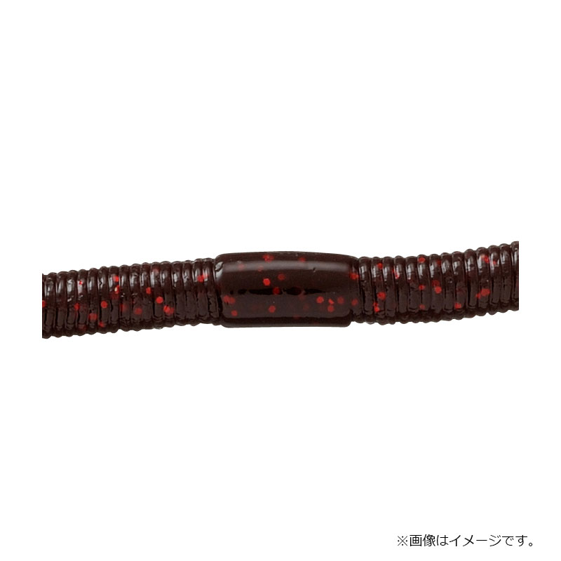 Jackall Worm Flick Shake 5.8inch Cola Red Flake